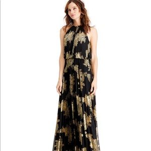 WORN ONCE MSK Black and Fold Maxi Dress